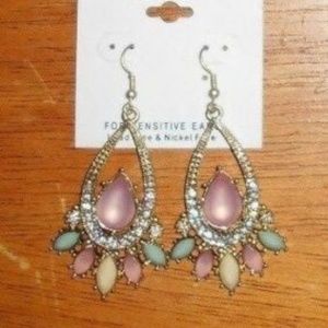 Beautiful Rhinestones Evening Dressy Sexy Earrings